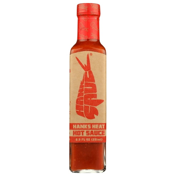 Pack of 6, Hank's Heat Hot Sauce, 8.5 oz