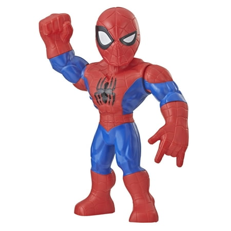 Playskool Heroes Marvel Super Hero Adventures Mega Mighties Spider-Man, 10-Inch Action Figure, Toys for Kids Ages 3 and
