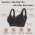 thumbnail image 6 of Wireless Push Up Bra,Full Coverage No Underwire Push Up Supportive Bra Comfortable Everyday T-Shirt Bra, 6 of 8