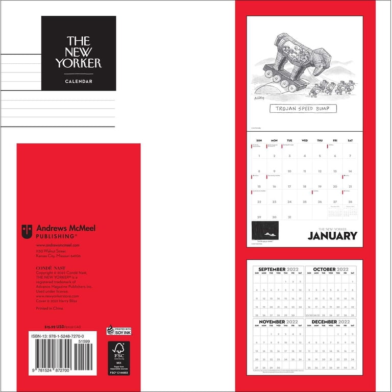 Cartoons from The New Yorker 2023 Wall Calendar (Calendar) - Walmart.com