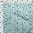 thumbnail image 3 of oneOone Silk Tabby Light Blue Fabric Giraffe Diy Clothing Quilting Fabric Print Fabric By Yard 42 Inch Wide, 3 of 5