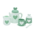 thumbnail image 2 of Siruishop Kids Tea Party Set Developmental Toy Early Educational for Kids Kindergarten Light Green, 2 of 8