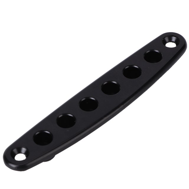 Strong Electric Guitar Parts, Guitar String Through Plate, Durable For Guitar Lovers Players Gold,Black,Silver