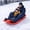 Red, variant on 2 Person Snow Sled for Kids and Adults - Heavy Duty Plastic Toboggan & Double Sled for Snow, Adult & Family Winter Sledding
