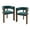Green, variant on Boyel Living Set of 2 Wooden Dining Chair Green,Mid Century Modern Accent Dinner Room Chairs,Unique Design Curved Backrest Comfortable Dinner Chairs for Kitchen,Bedroom, Living Room, Dining Room