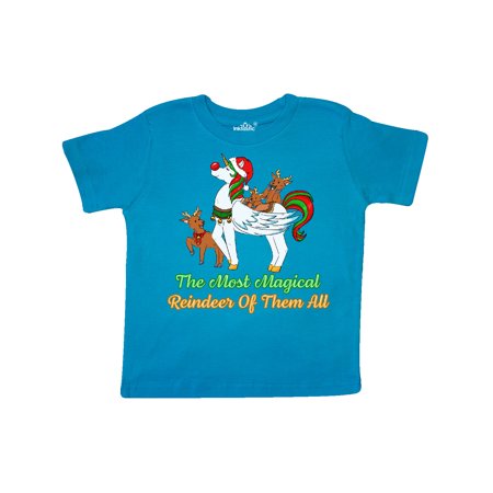 

Inktastic The Most Magical Reindeer Of Them All Gift Toddler Boy or Toddler Girl T-Shirt