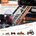 thumbnail image 3 of STAWAY 85" x 54" Extra Wide Aluminum Tri-Fold Loading Ramp - 1500LBS Capacity, Anti-Slip, Perfect for Snowmobiles, ATVs, Lawn Equipment - Durable & Portable, 3 of 9