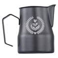 thumbnail image 1 of Injueey Coffee Milk Frothing Jug Milk Foamer Steam Mugs Cup Pitcher  Barista  Frother Juegos de servir café y té Negro plata 350 ml, 1 of 1