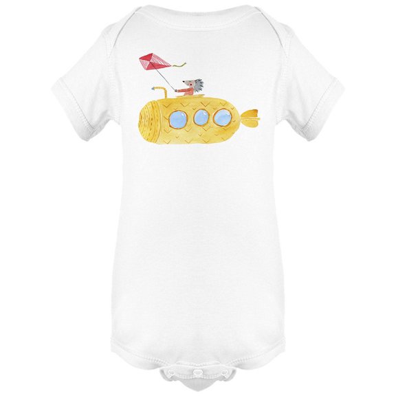 Submarine Watercolor Bodysuit Infant - Babies Onesie