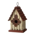 thumbnail image 2 of Glitzhome 8.94 in. Distressed Wooden Birdhouse Wall Hanging, 2 of 6