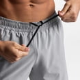 thumbnail image 5 of LYMAYTER M-4XL Men Sweat Shorts Quick-Dry Woven Shorts Casual Lightweight Breathable Athletic Shorts, 5 of 8
