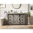 thumbnail image 2 of Elegant Kitchen and Bath Austin 48 inch Single Bathroom Vanity in Rustic Grey, 2 of 10
