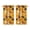 Halloween-themed754, variant on 2 PCS Halloween Tier Curtains Featuring Pumpkin and Skeleton Pattern, Halloween Themed Rod Pocket Kitchen Panels 27.5x36in(70x90cm) Kitchen Curtains