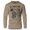 Khaki, variant on GYMISH No Squatting Lightweight Long Sleeve Hooded T-Shirt for Men – Funny Gym Hoodie, Khaki, Small