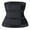 Black, variant on Tarmeek Waist Trainer for Women Plus Size Two Belts Neoprene Workout Corset Waist Cincher Trimmer with Zipper