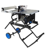 Delta 36-6023 Portable 10 Inch Table Saw with 32.5 Inch Rip Capacity and Folding Stand