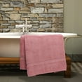 thumbnail image 2 of Luxury Hotel & Spa Collection Highly Absorbent, Quick Dry 100% Turkish Cotton 700 GSM, Eco Friendly Towel, for Bathroom Dobby Border Soft Bath Towel Set 27 X 54 ( Pink, Bath Towels - Set of 2), 2 of 4