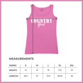 thumbnail image 7 of Country Girl Logo Women's Tank Top Minimalistic Western Style Rodeo Southern Pride Cowgirl Queen Rustic Farm Gift, 7 of 7