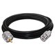 thumbnail image 2 of Tuolnk uhf femenino a UHF Cable de extensión masculina SO239 RF Cable coaxial RG58 PL259 Cable coaxial de baja pérdida para dispositivos de radio de radio/CB/LAN inalámbrica Cable UHF 16.4ft (5m), 2 of 2