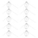 thumbnail image 1 of 10 unids/set bola colgante decorativa bola de Navidad transparente rellenable reutilizable para fiesta navideña 6cm, 1 of 14