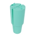 thumbnail image 1 of Moyic El revestimiento de la taza de bebidas de gel de sílice puede contener 2 bebidas diferentes, sin derrames, fácil de limpiar, silicona Teteras cian, 1 of 6