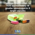 thumbnail image 4 of GMS Monthly Pill Organizer - 31 Day Pop Out Pill Pods for Supplements, Vitamins & Medications - Ideal for Daily Use & Travel - Rainbow, 4 of 7