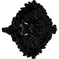 thumbnail image 3 of 35 7/8"W x 22 1/2"H x 4 3/8"P Antonio Ceiling Medallion, Hand-Painted Black Pearl, 3 of 6