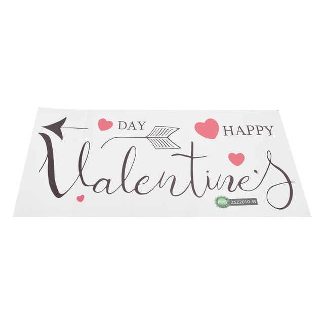 Papel tapiz autoadhesivo de PVC con letras en inglés, adhesivo decorativo para pared de San Valentín, sala de estar, sofá, estudio, oficina, pared de fondo