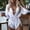 White, variant on Babysbule Swimsuits for Women Lace Up High Waist Three Piece Bikini Swimsuit Swimsuit Women Bodysuit Jumpsuit