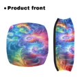 thumbnail image 2 of Jiueut Hippie Galaxy Rollator Seat Cushion Back Bar Cover Set for Women Set of 2 Universal Rollator Walker Seat and Backrest Covers Removable Walker Seat Covers for Seniors, 2 of 7