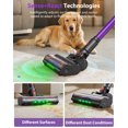 thumbnail image 3 of Cordless Vacuum Cleaner,55KPa/75 Mins Runtime with Auto Mode & 3 Speeds,Touch Screen Rechargeable Stick Vacuums for Pet Hair,Carpet,Hard Floor, 3 of 9