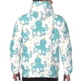 thumbnail image 5 of Hoodies for Men - Cute Octopus Green Long Sleeve Comfrt Men'S Fashion Hoodies & Sweatshirts, Sweatshirts for Men Hoodies Pullover Clothing Clothes with Pouch, 5 of 7