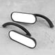 thumbnail image 5 of Espejo retrovisor lateral ovalado universal de 2 piezas para motocicletas con orificio de 8 mm/0,3 pulgadas y 10 mm/0,4 pulgadas, 5 of 5