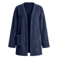 thumbnail image 2 of DAKIMOE Sleep Cardigans Robe Bed Jackets for Women Toasty Cozy Sherpa Coat Cloud-Soft House Jacket Loose Oversized Fleece Fuzzy Outwear, S-XXL, 2 of 8