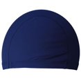 thumbnail image 1 of Gorro de baño elástico unisex para adultos, gorro de baño con protección auditiva (azul oscuro), 1 of 8