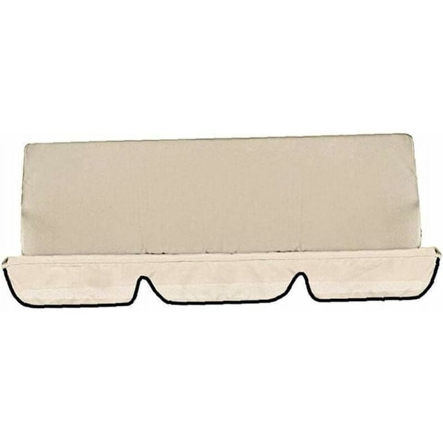 Elegante funda para columpio para espacios exteriores, funda de repuesto universal con protección UV, parasol, impermeable, antiarrugas, estilo moderno para patio, césped y terraza