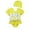 A-6330Yellow, variant on MEZZALL Kids Swimsuit Girls Dress Style Bathing Suit For Toddler Summer Pool Beach Water Play With Floater Tropical Vacation Beachwear Stylish / 5-6 Years