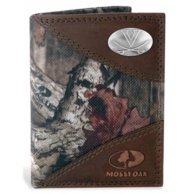 ZeppelinProducts UVA-IWNT2-MOS Virginia Trifold Nylon Mossy Oak Wallet