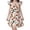White, variant on WAYUTE Girls Halloween Flutter Sleeve Dress Cartoon Pumpkin Print Soft Lightweight A Line Dress for Theme Party Casual Outdoor,White,Size 7-8 Y