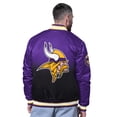 thumbnail image 2 of Men's Starter Purple Minnesota Vikings Pass Rush Varsity Full-Snap Jacket, 2 of 2