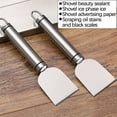 thumbnail image 4 of Gnmfd Stainless Steel Multi-purpose Cleaning Scraper for Kitchen Bathroom Floor Tile Glass Glue Residue Removal, Heavy Duty Household Cleaning Tool for Home DIY Renovation, 4 of 9