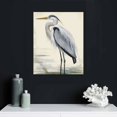 thumbnail image 4 of JEUXUS Adecuado Bird Wall Art set of Modern Style Canvas Paintings Heron Pictures Framed Bird Prints Artwork Gray Retro Vintage Home Decor Hang for Living Room Bedroom Bathroom 16x20in, 4 of 4
