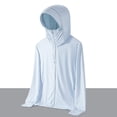 thumbnail image 2 of Women's Full Zip Hooded Sun Protection Jacket UPF 50+ Light Breathable Windbreaker with Face Cover for Daily Wear and Outdoor, 2 of 9