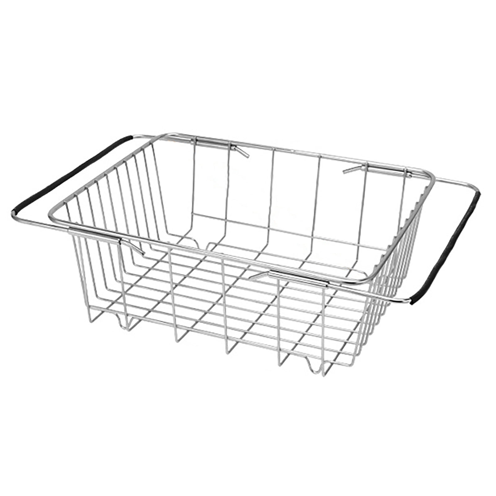 Expandable Dish Drying Rack Over Sink or In Sink Stainless Steel