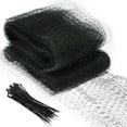 thumbnail image 1 of POINTERTECK Bird Netting Reusable 6.9x 65.6in Heavy Duty Anti Bird Protection Netting Tear Resistant Garden Netting Mesh with 50 Cable Ties for Birds Squirrel, 1 of 8