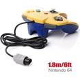thumbnail image 3 of LUXMO Classic N64 Controller, Wired N64 Gamepad Controllers with Upgraded Joystick for N64 Video Game Console N64 system, 3 of 9