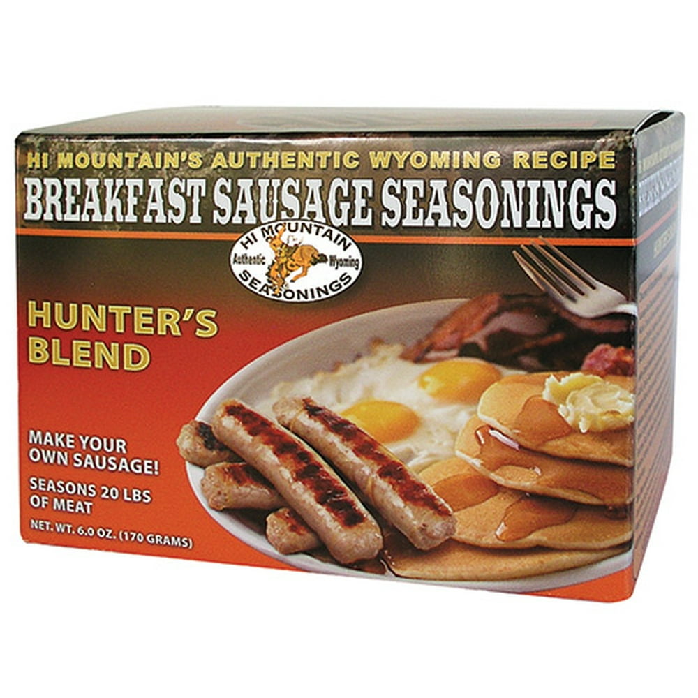 Hi Mountain Breakfast Sausage Seasonings Hunter's Blend, 6 ounce