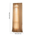 thumbnail image 3 of Woven Polyester Curtains for Living Room or Bedroom, Light Blocking and Heat Insulating, Modern Rural Style Drapes with Rod Pocket, Multiple Colors, 63 x 55 Inches, 3 of 6