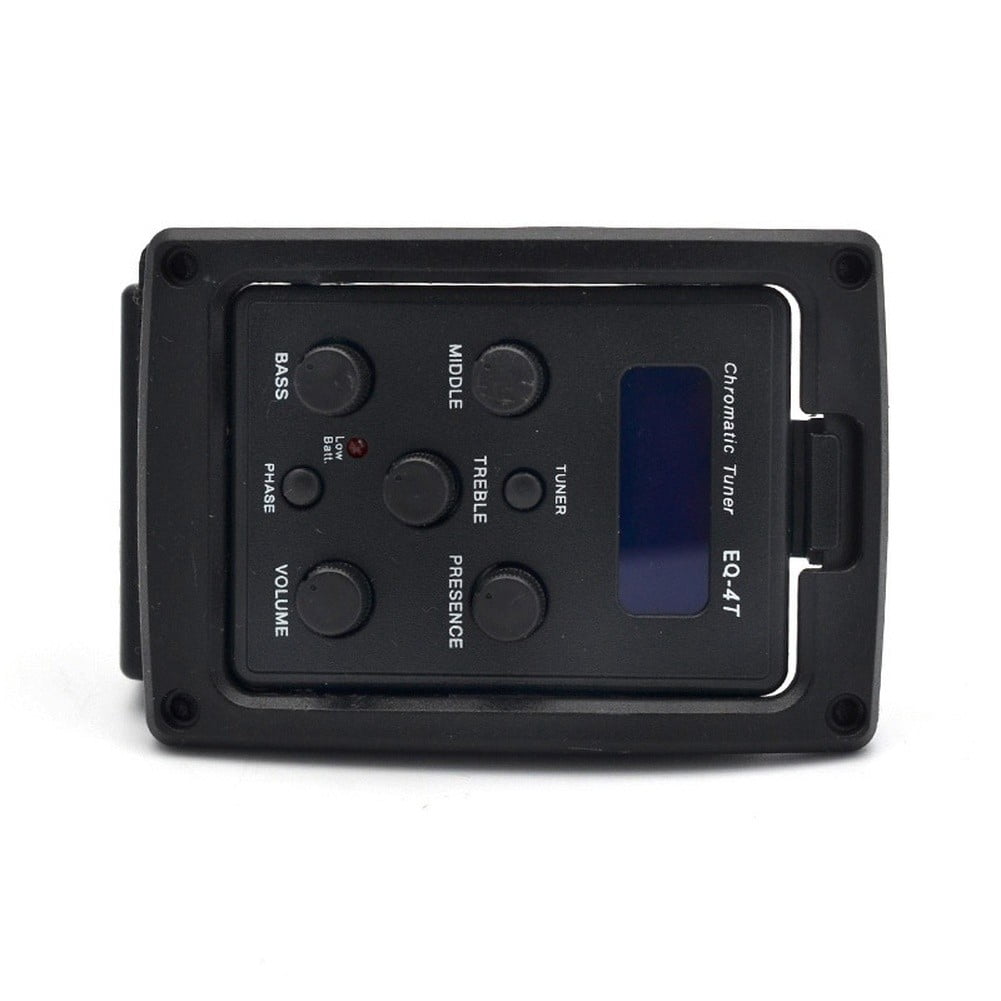 4 Band Guitar EQ Tuner EQ-4T Acoustic Guitar Preamp Pickup Equalizer with