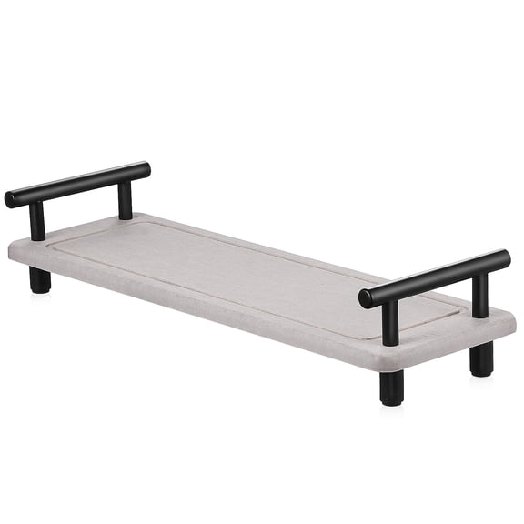 NUOLUX Bathroom Tray Stainless Steel 1Set 12.2X3.9X1.6In